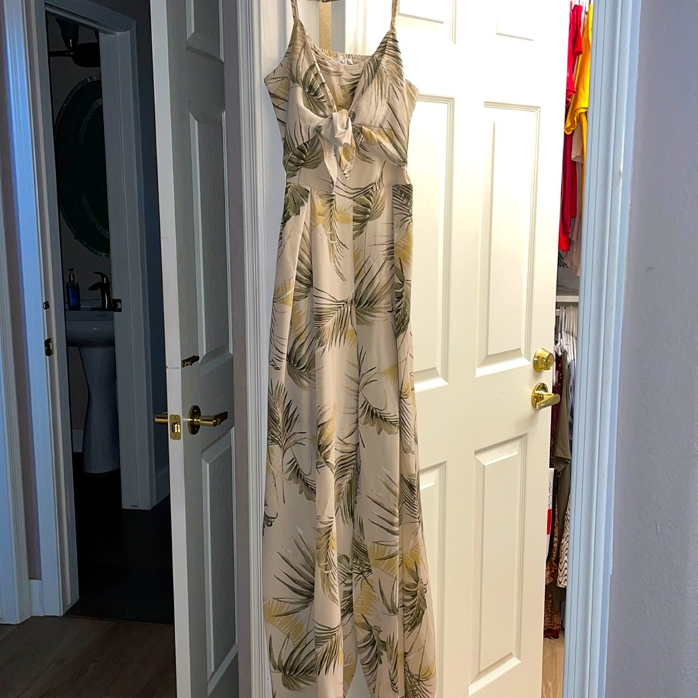 Palm Leaf Jumpsuit